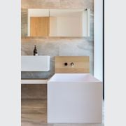 Alison ST23 Toka Lite Back-to-Wall Stone Bath 1700mm gallery detail image