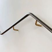 HB590 Plain Solid Bronze Stair Rail Bracket for Handrails gallery detail image