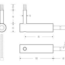 HB520 Round Stair Rail Bracket gallery detail image