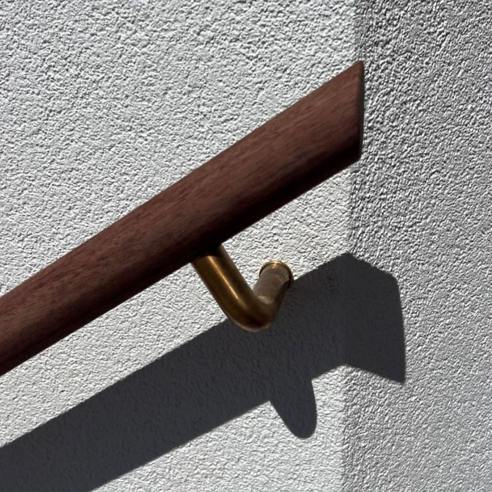 HB590 Plain Solid Bronze Stair Rail Bracket for Handrails gallery detail image