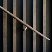 HB590 Plain Solid Bronze Stair Rail Bracket for Handrails gallery detail image
