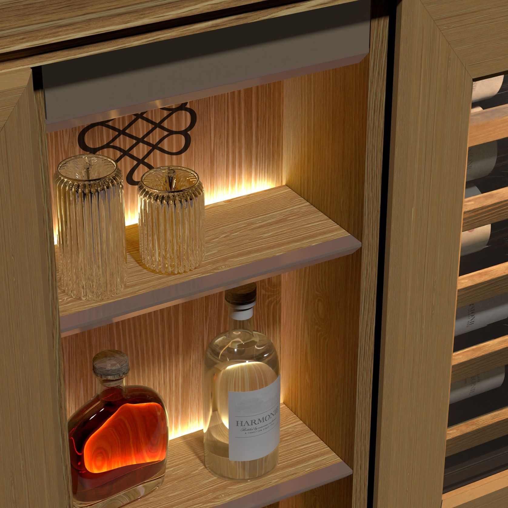 Harmonie Wine Cabinet gallery detail image