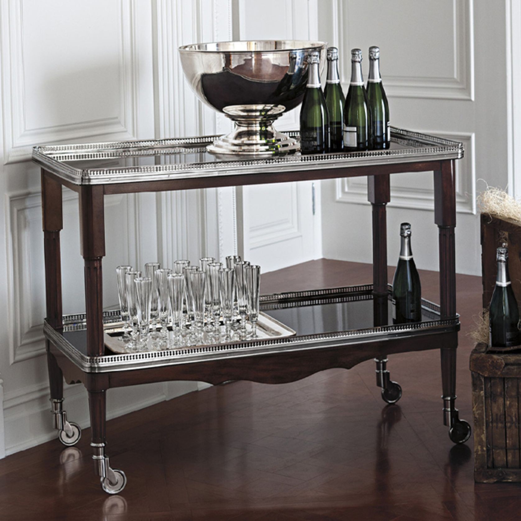 One Fifth Drinks Trolley – Black gallery detail image