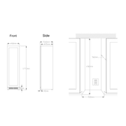 Atelier Solo - 1775mm High Sleek Beverage Refrigerator gallery detail image