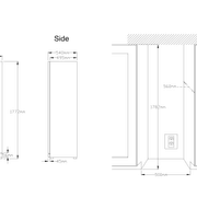 Atelier Solo - 1775mm High Sleek Beverage Refrigerator gallery detail image
