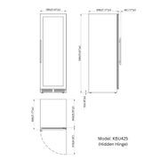 425 Litre Upright Low-E Glass Door Bar Refrigerator gallery detail image