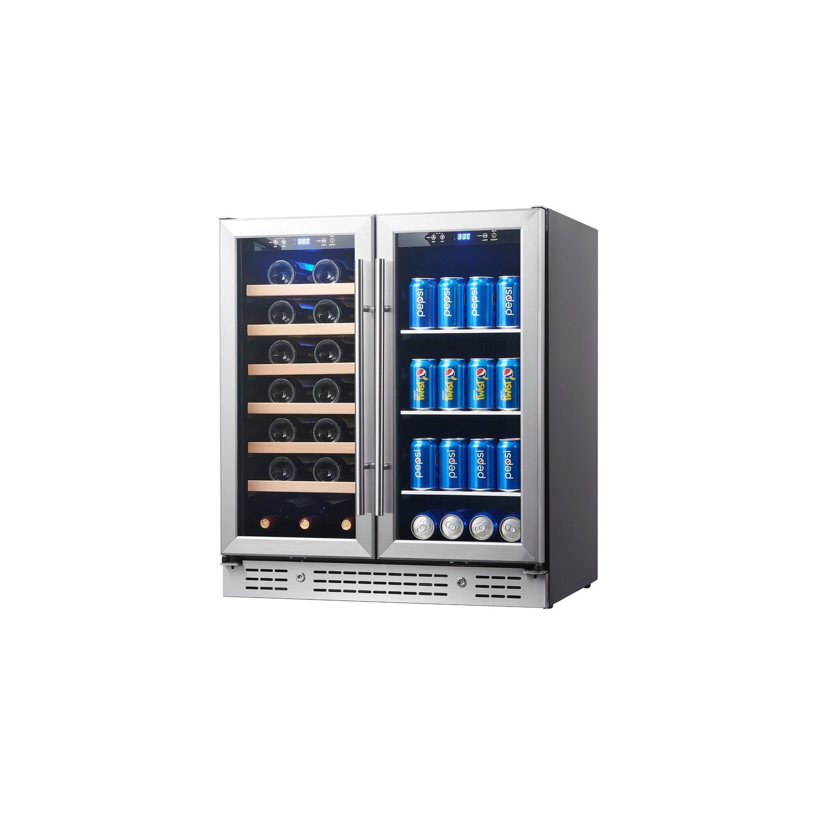 750mm Wide Under bench Low-E Glass Door Wine and Beer gallery detail image