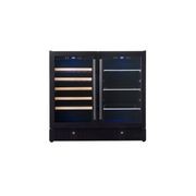 900mm Wide Under Bench Low-E Glass Door Wine and Beer gallery detail image