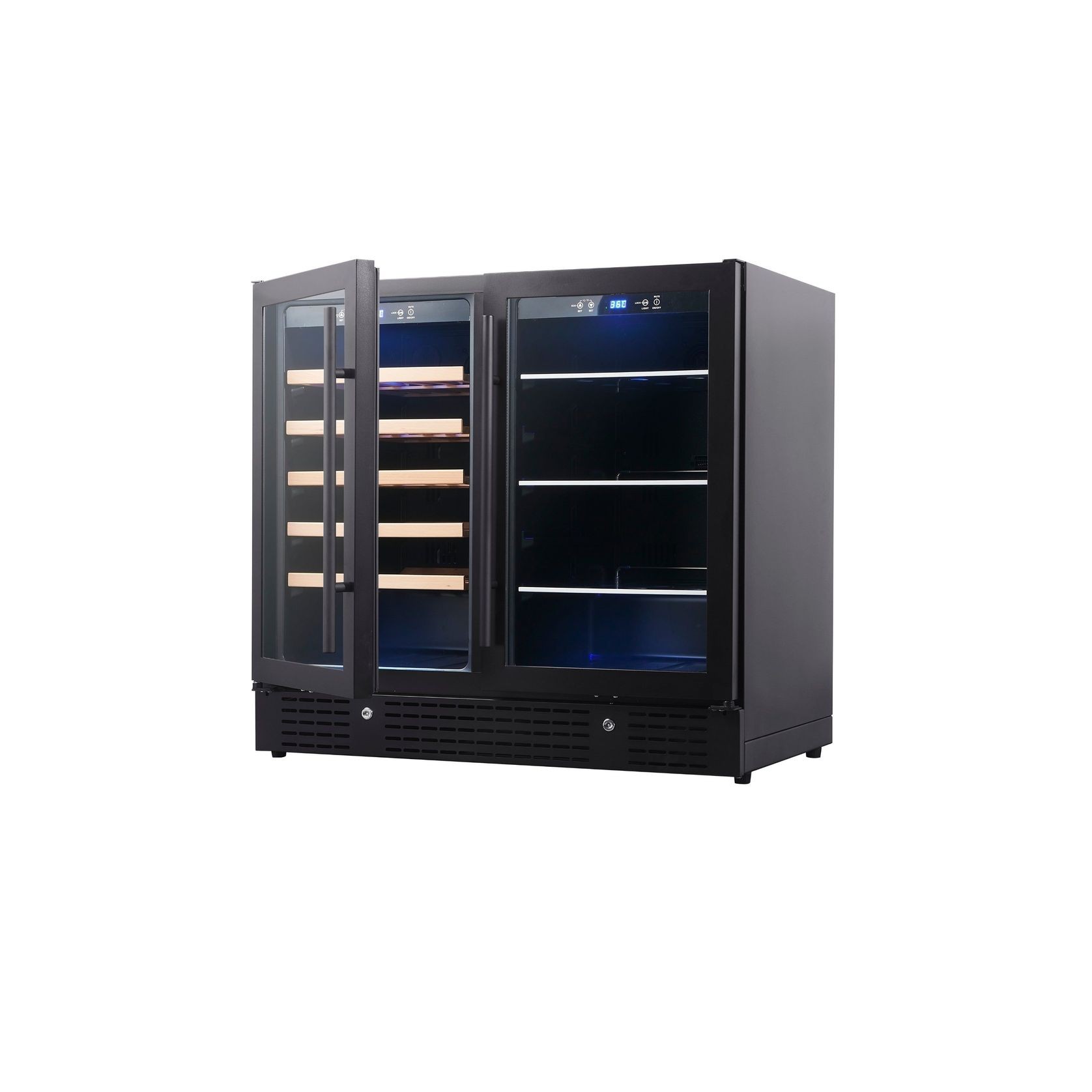 900mm Wide Under Bench Low-E Glass Door Wine and Beer gallery detail image