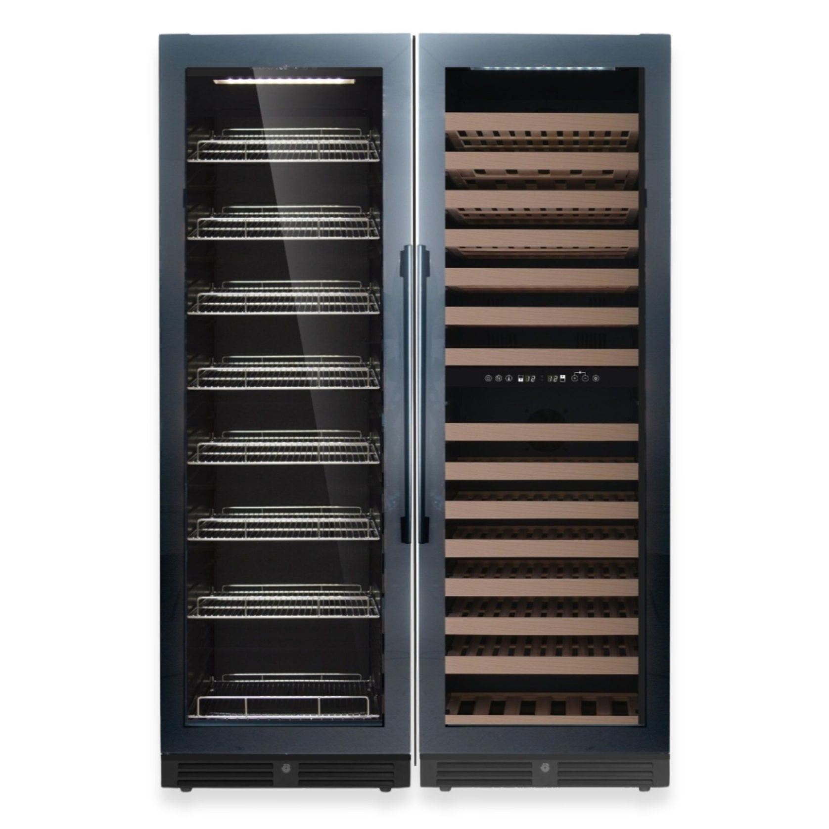 1800mm High Upright Wine & Beverage Fridge - 3 Zones gallery detail image