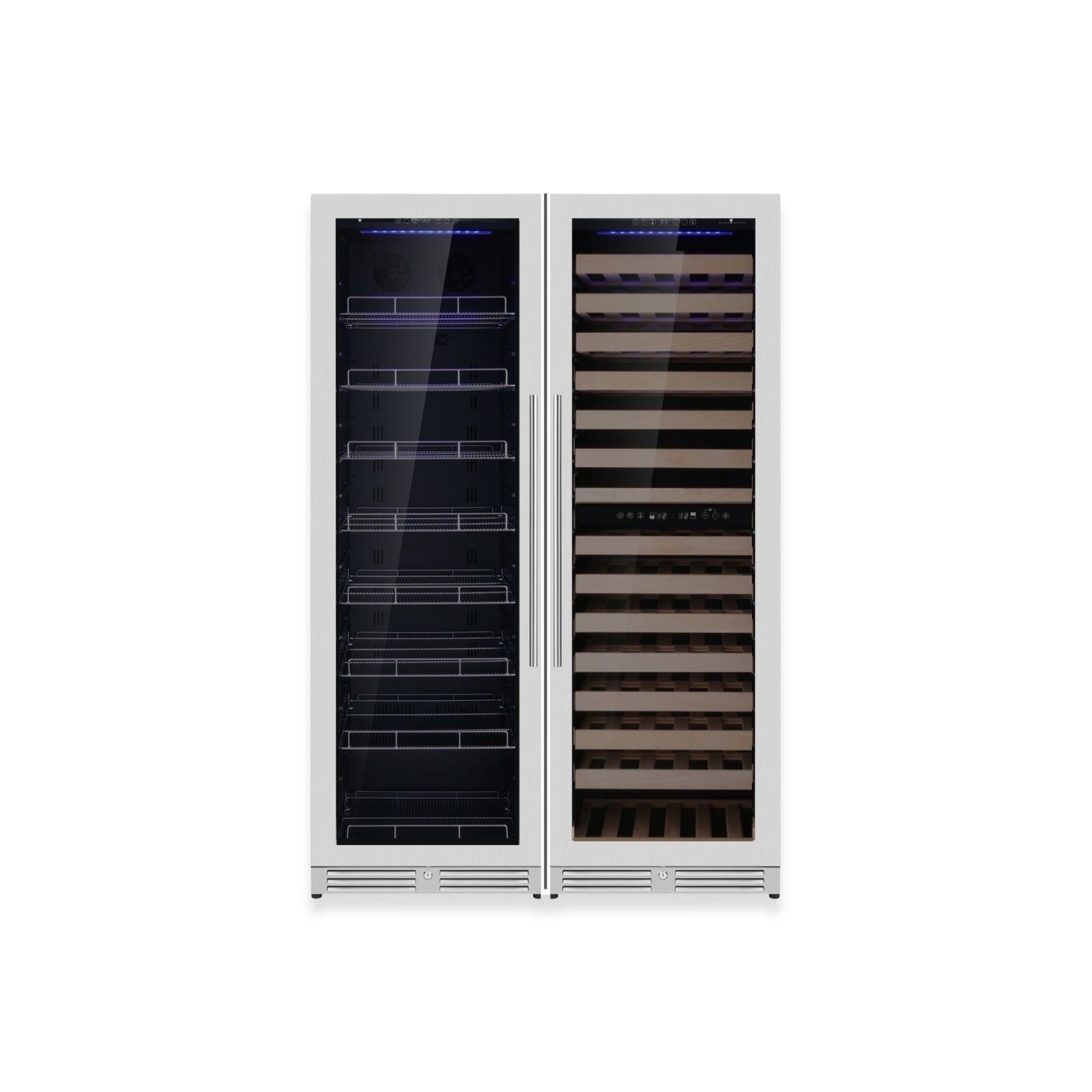 1800mm High Upright Wine & Beverage Fridge - 3 Zones gallery detail image