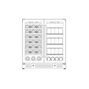 750mm Wide Under bench Low-E Glass Door Wine and Beer gallery detail image