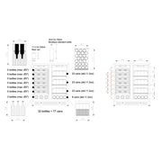 750mm Wide Under bench Low-E Glass Door Wine and Beer gallery detail image