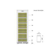 1800mm High Upright Wine & Beverage Fridge - 3 Zones gallery detail image