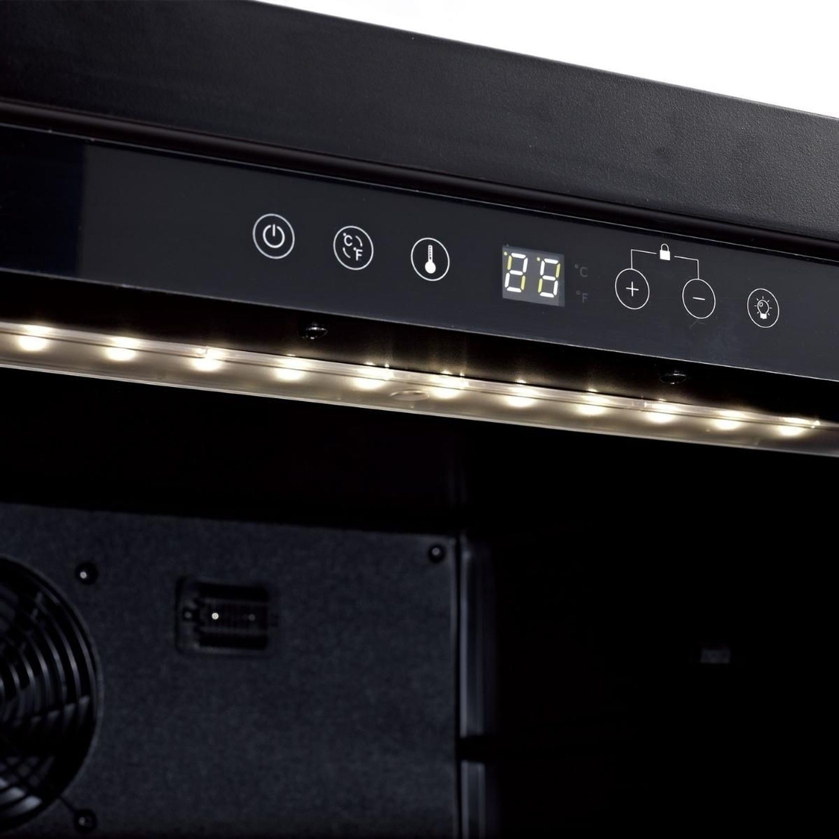 1200mm Wide Under Bench Wine Fridge and Bar - 3 Zones gallery detail image