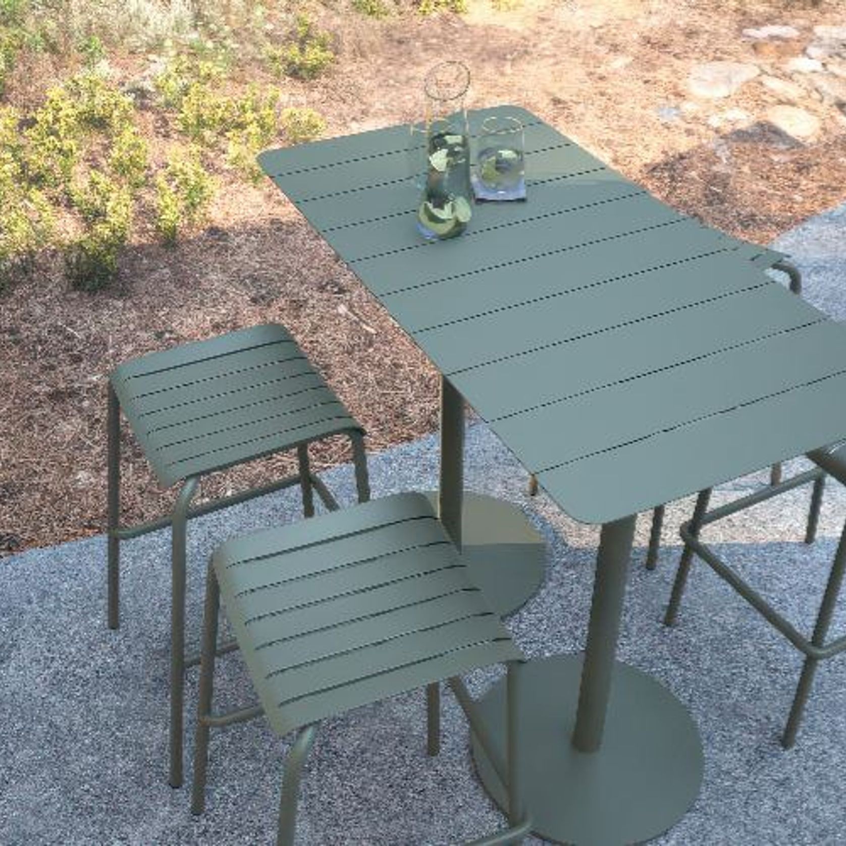 Roku Outdoor Rectangle High Bar Table gallery detail image