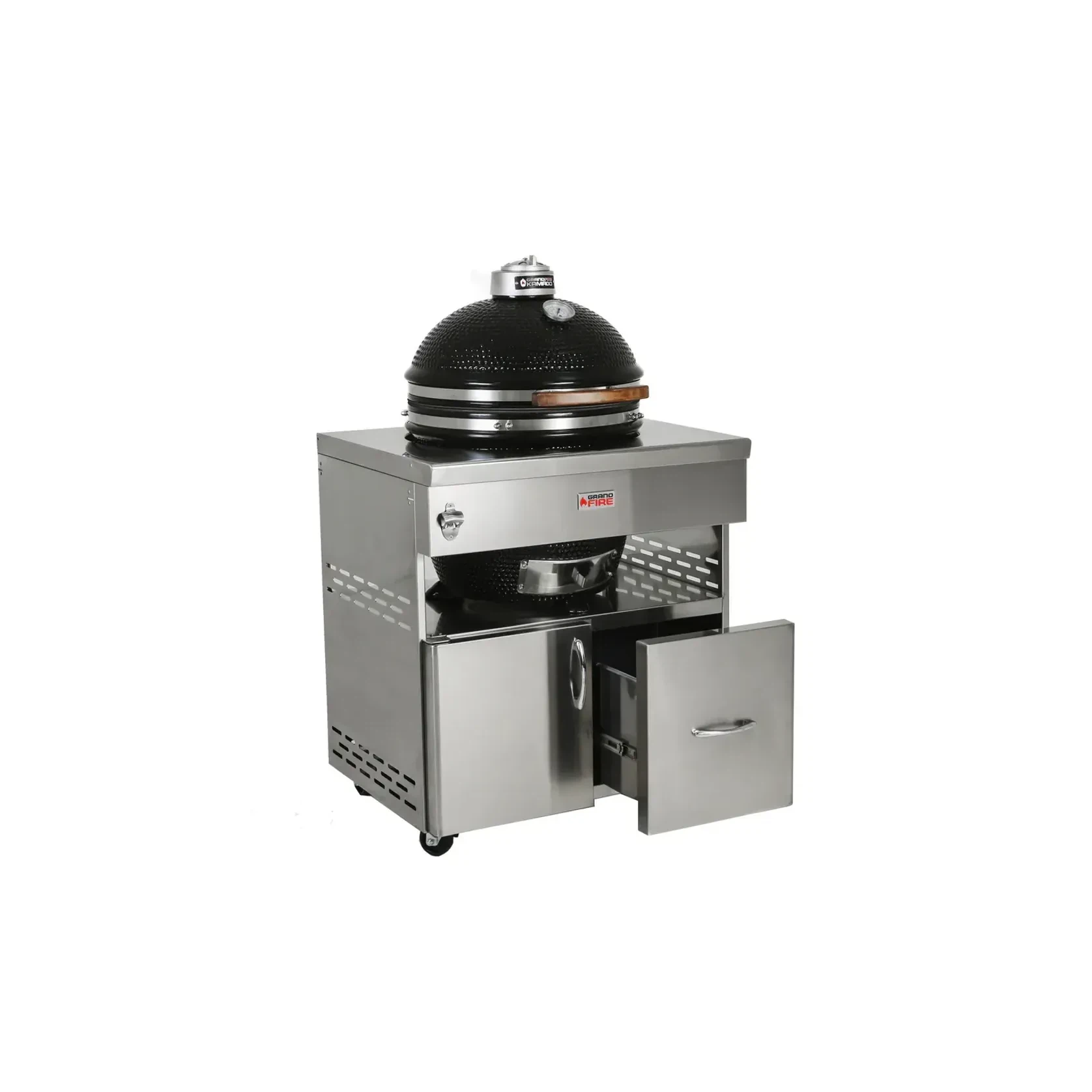 Grandfire Kamado - Integrated with SS Cart Grill gallery detail image