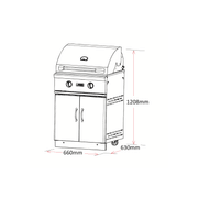 Grandfire Classic 26" Built In BBQ gallery detail image