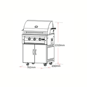 Grandfire Deluxe Series 30" BBQ gallery detail image