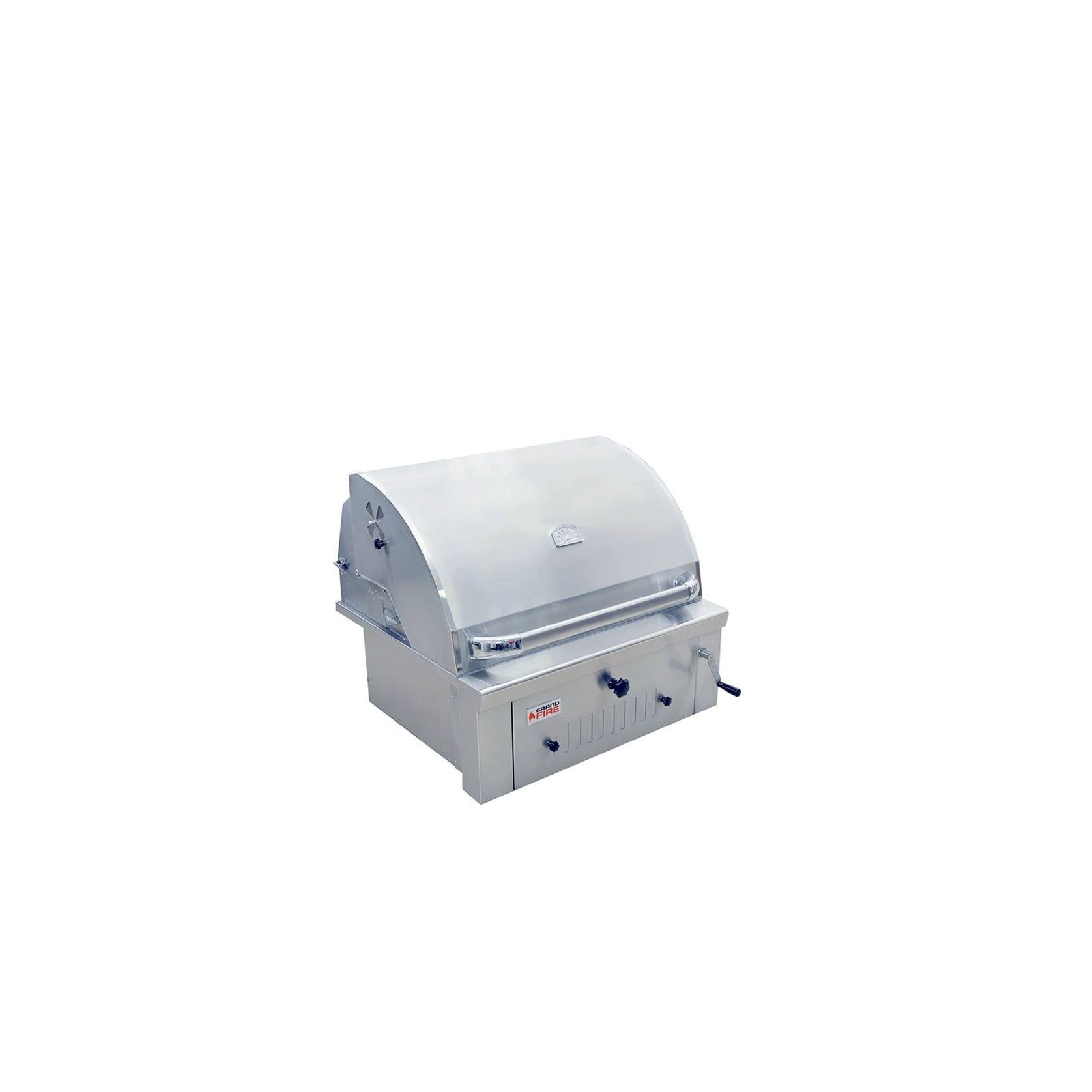 Grandfire Deluxe 30" Built In SS Charcoal BBQ gallery detail image