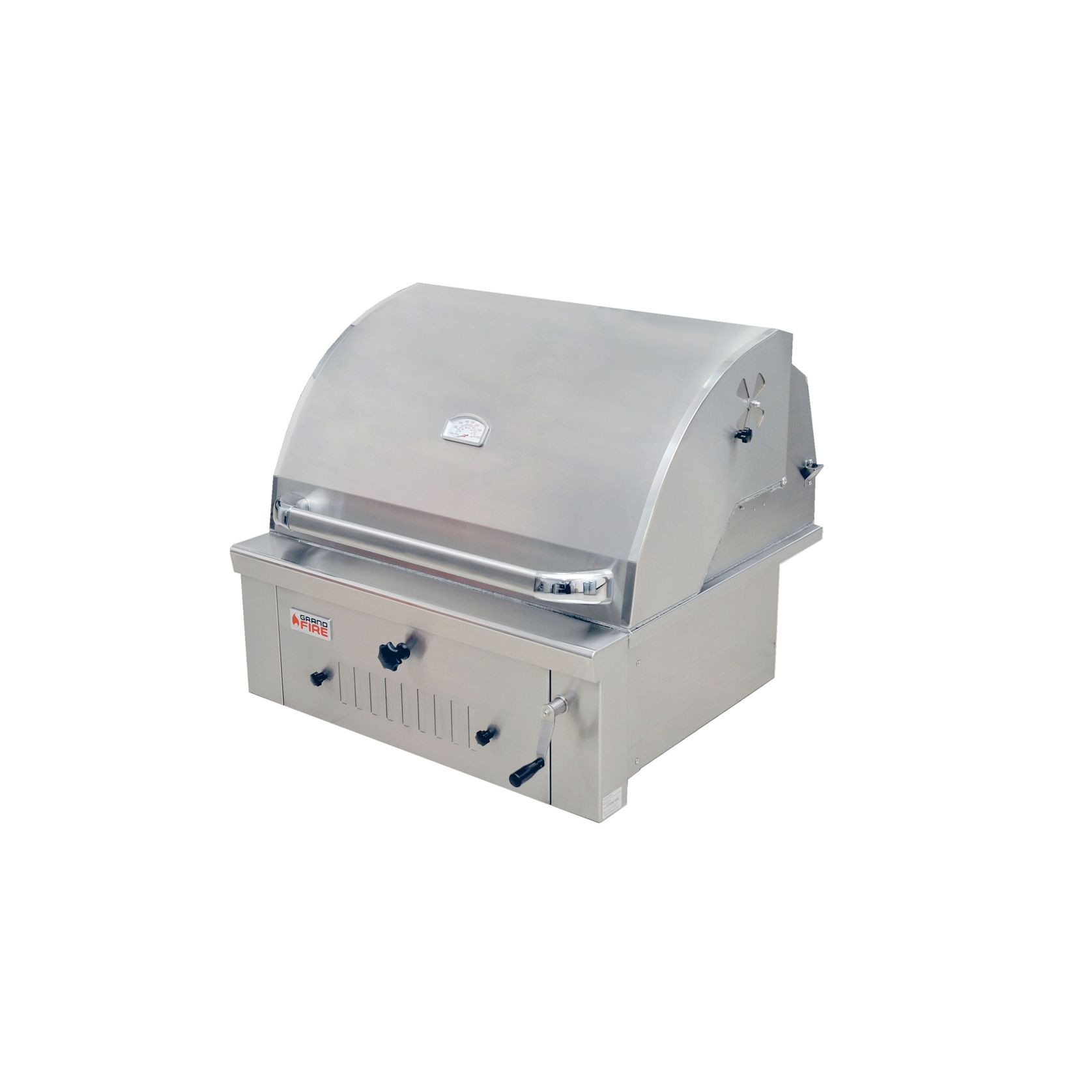 Grandfire Deluxe 30" Built In SS Charcoal BBQ gallery detail image