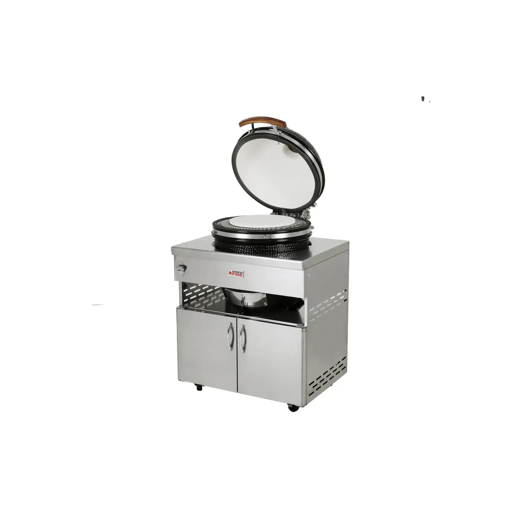 Grandfire Kamado - Integrated with SS Cart Grill gallery detail image