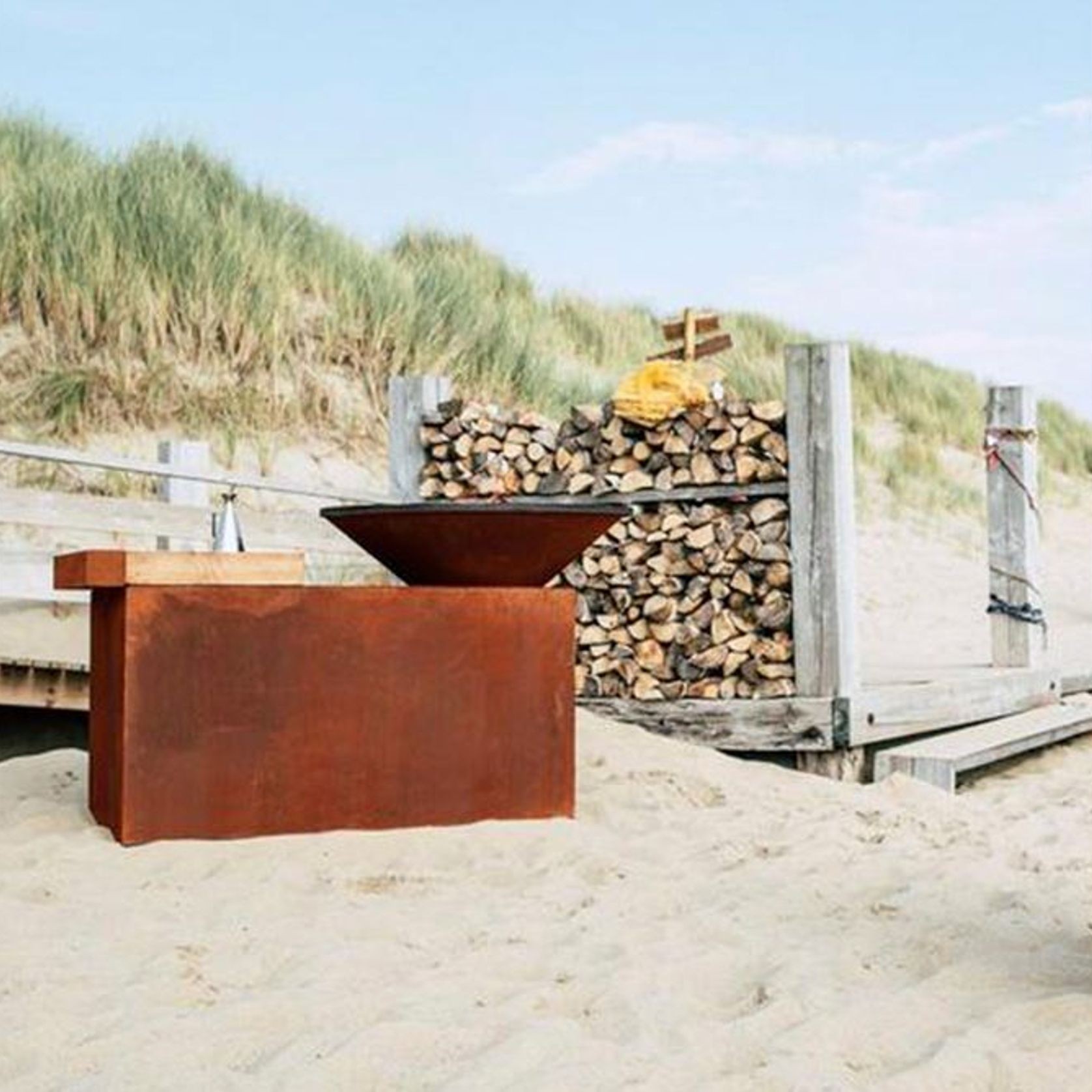 OFYR Island Corten 100 | Outdoor Cooking Unit gallery detail image