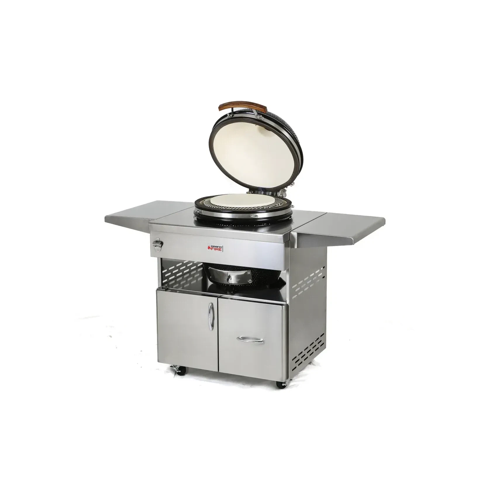Grandfire Kamado - Integrated with SS Cart Grill gallery detail image