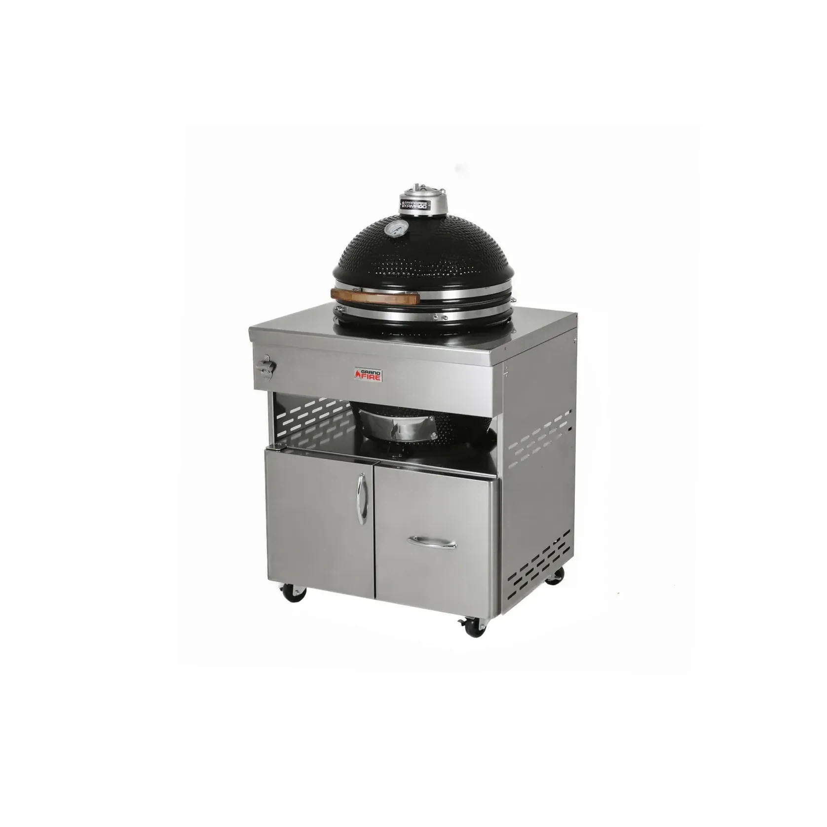 Grandfire Kamado - Integrated with SS Cart Grill gallery detail image