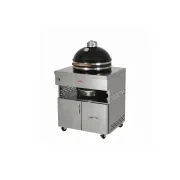 Grandfire Kamado - Integrated with SS Cart Grill gallery detail image