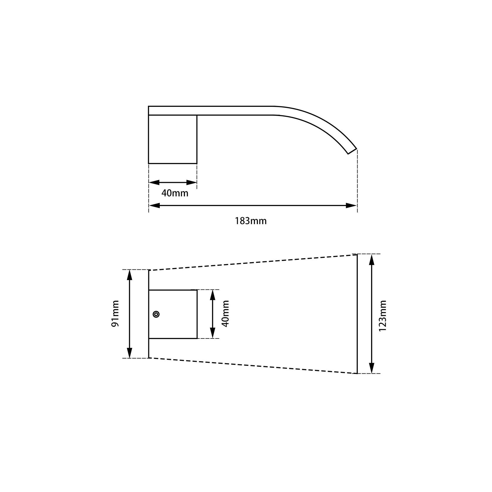 Wall Spout GM0005.BS gallery detail image