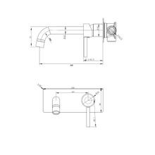 Wall Mixer With Spout BUYG0144-2.BM gallery detail image