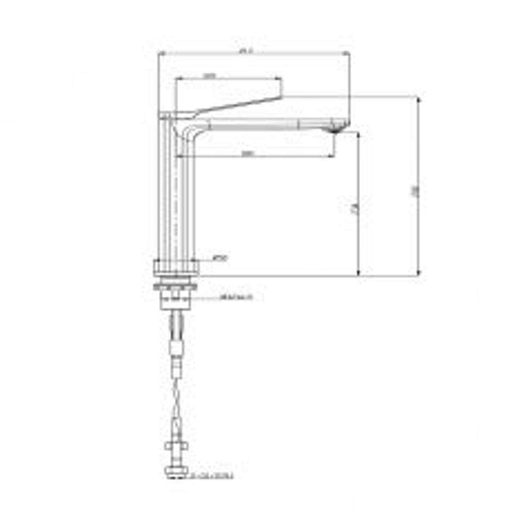 Rushy Tall Basin Mixer Chrome gallery detail image