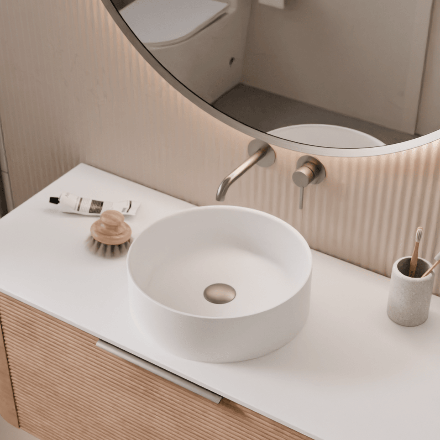 Nature Wall Basin Mixer - 7 Colours gallery detail image