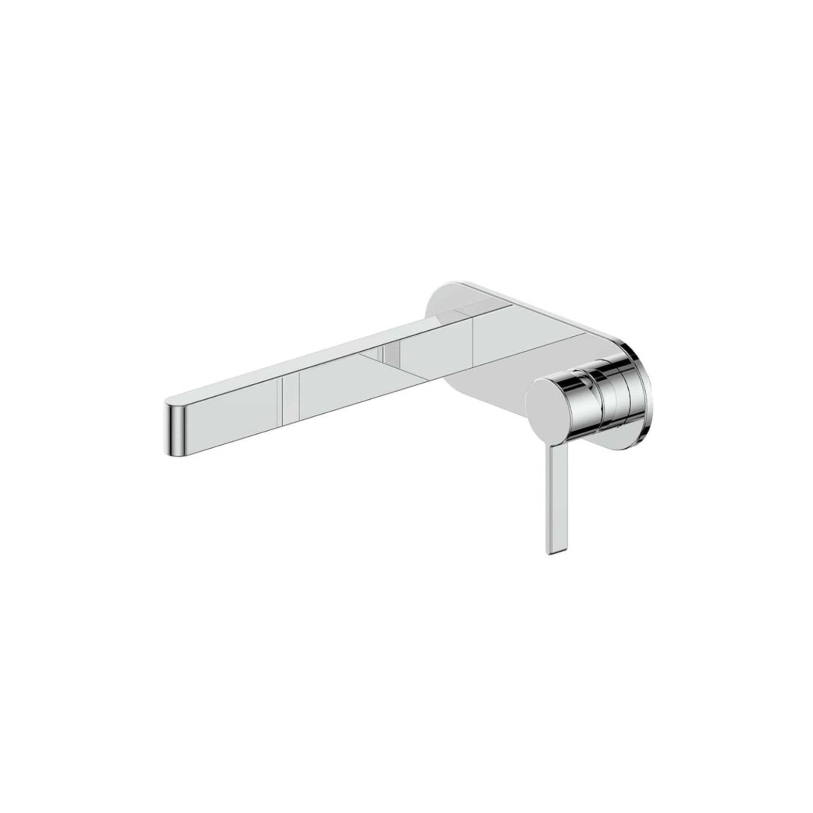 Glint Wall Basin Mixer W/Faceplate gallery detail image