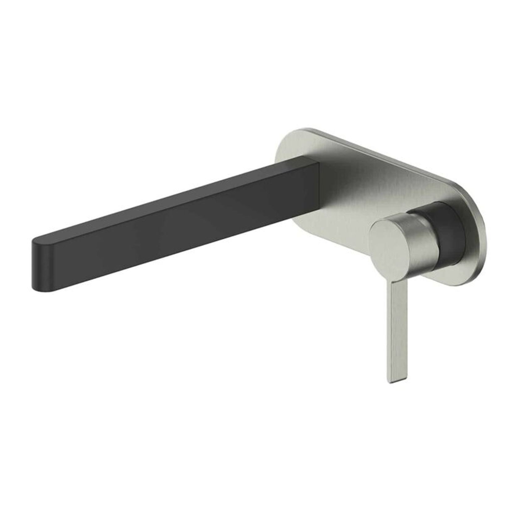 Glint Wall Basin Mixer W/Faceplate gallery detail image