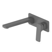 Swept Wall Basin Mixer W/Faceplate gallery detail image
