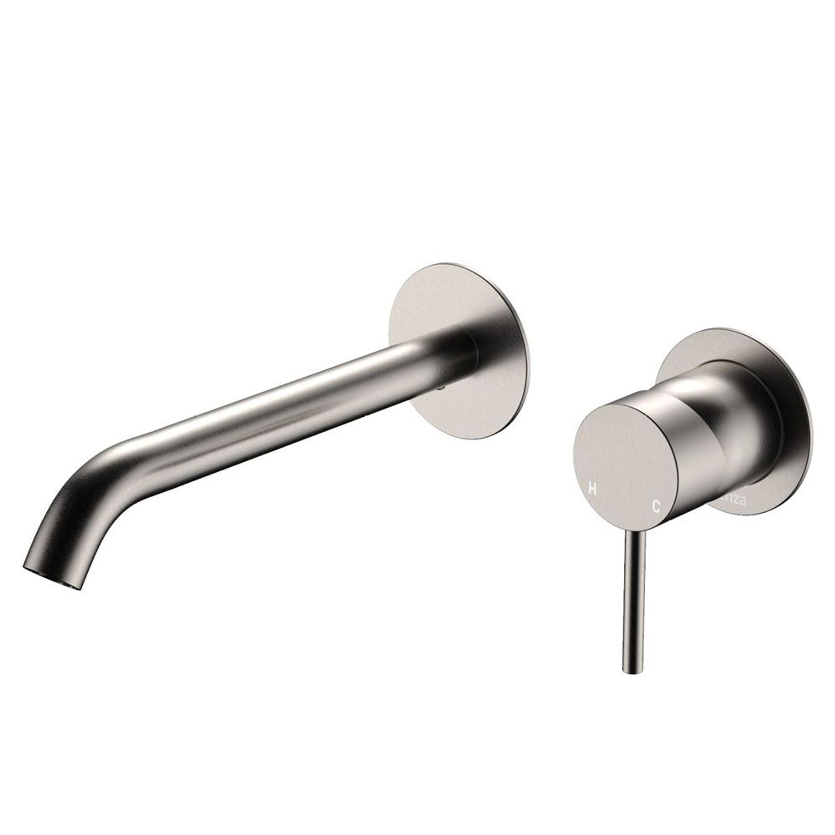 Kaya Wall Basin/Bath Mixer Set, Round Plates gallery detail image