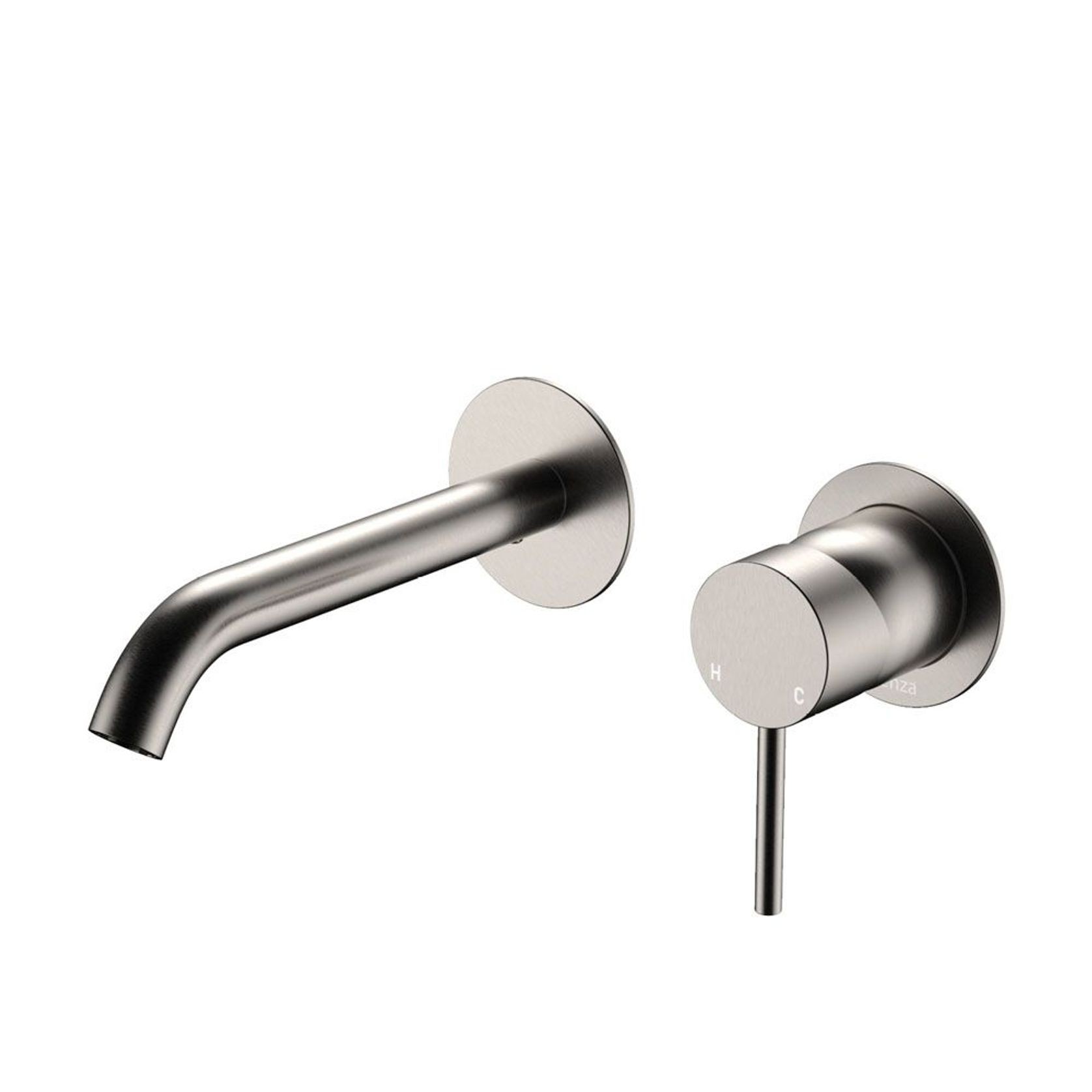 Kaya Wall Basin/Bath Mixer Set, Round Plates gallery detail image