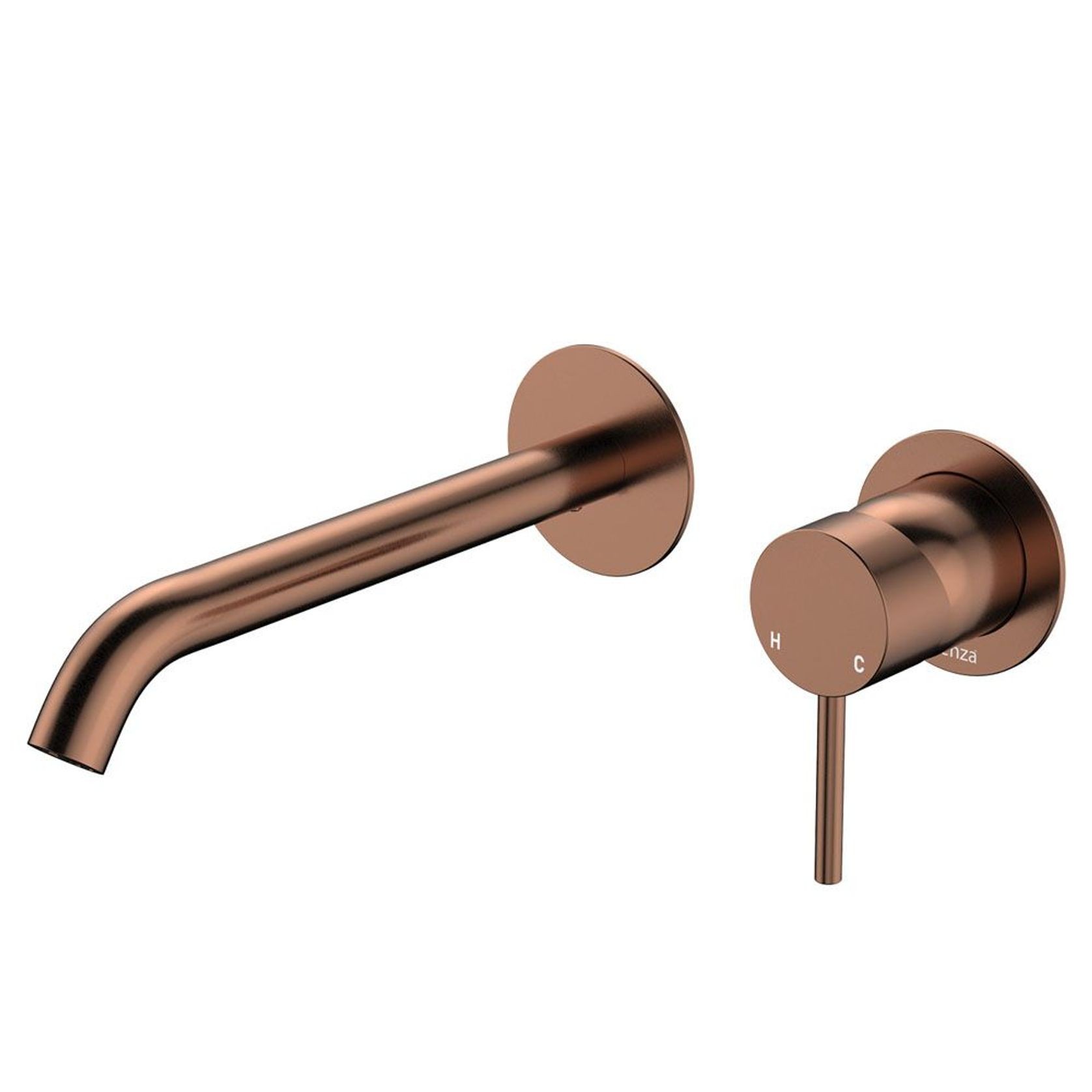 Kaya Wall Basin/Bath Mixer Set, Round Plates gallery detail image