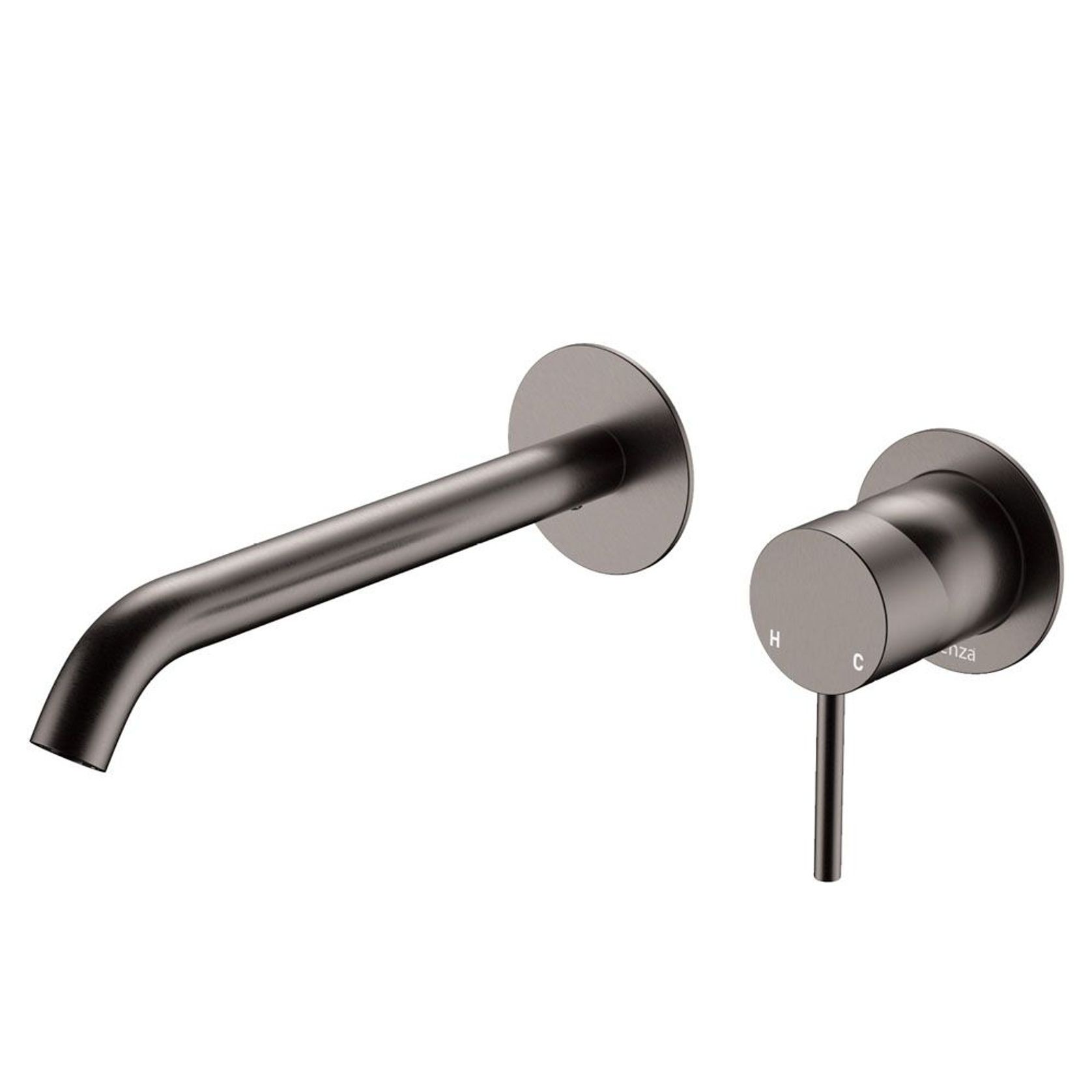 Kaya Wall Basin/Bath Mixer Set, Round Plates gallery detail image