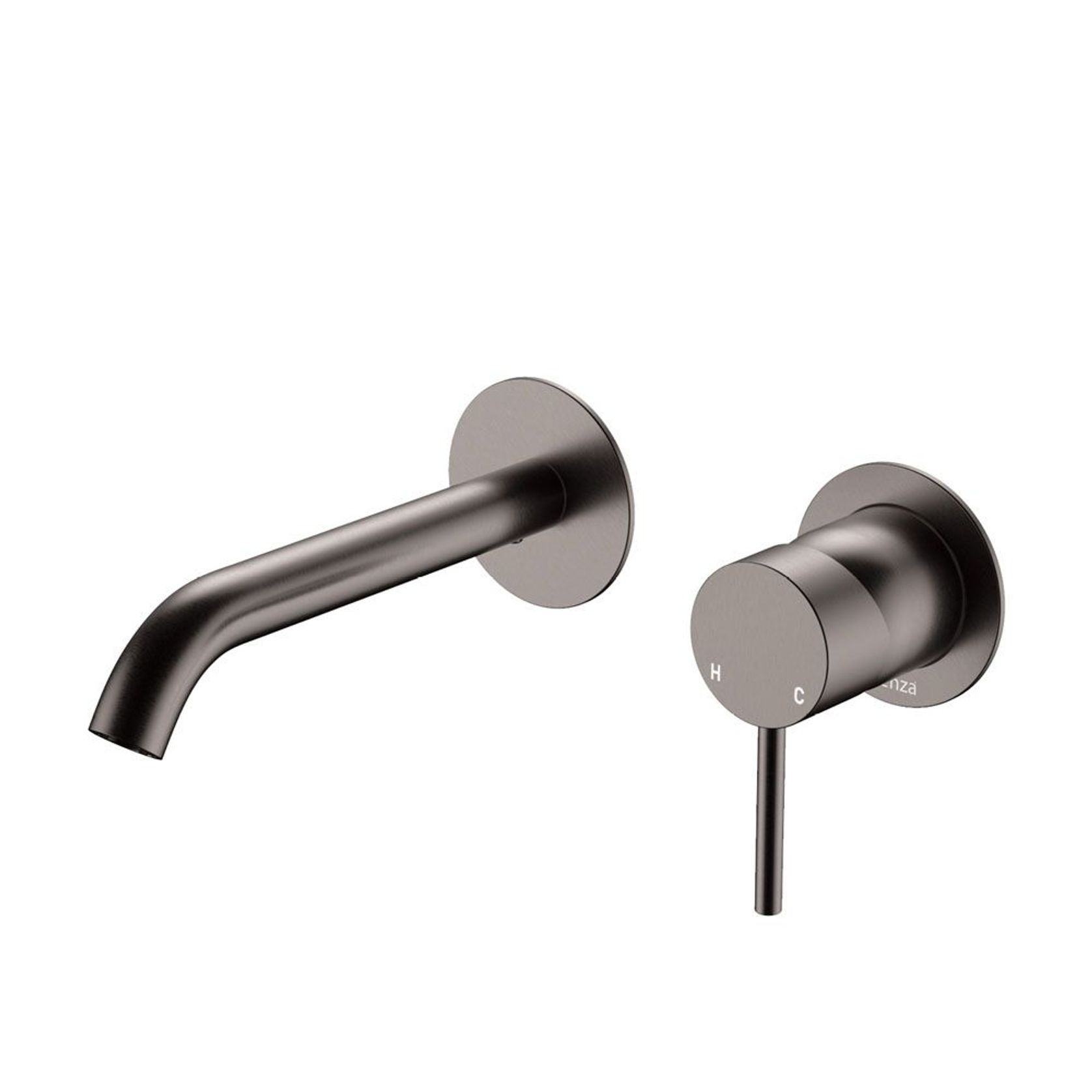 Kaya Wall Basin/Bath Mixer Set, Round Plates gallery detail image