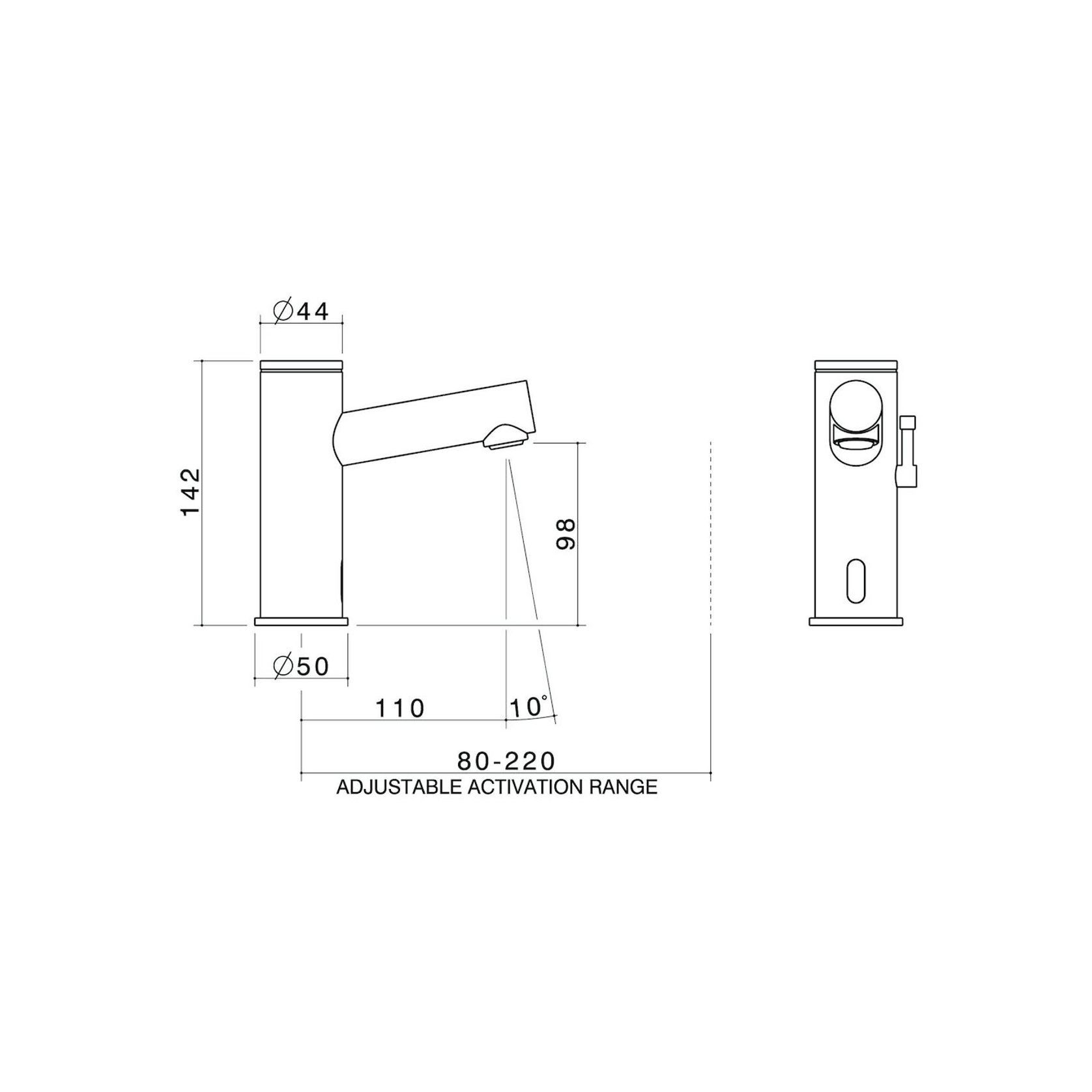 G-Series Electronic Hands Free Basin Mixer gallery detail image