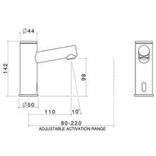 G-Series E Hands-Free Fixed Basin Tap gallery detail image