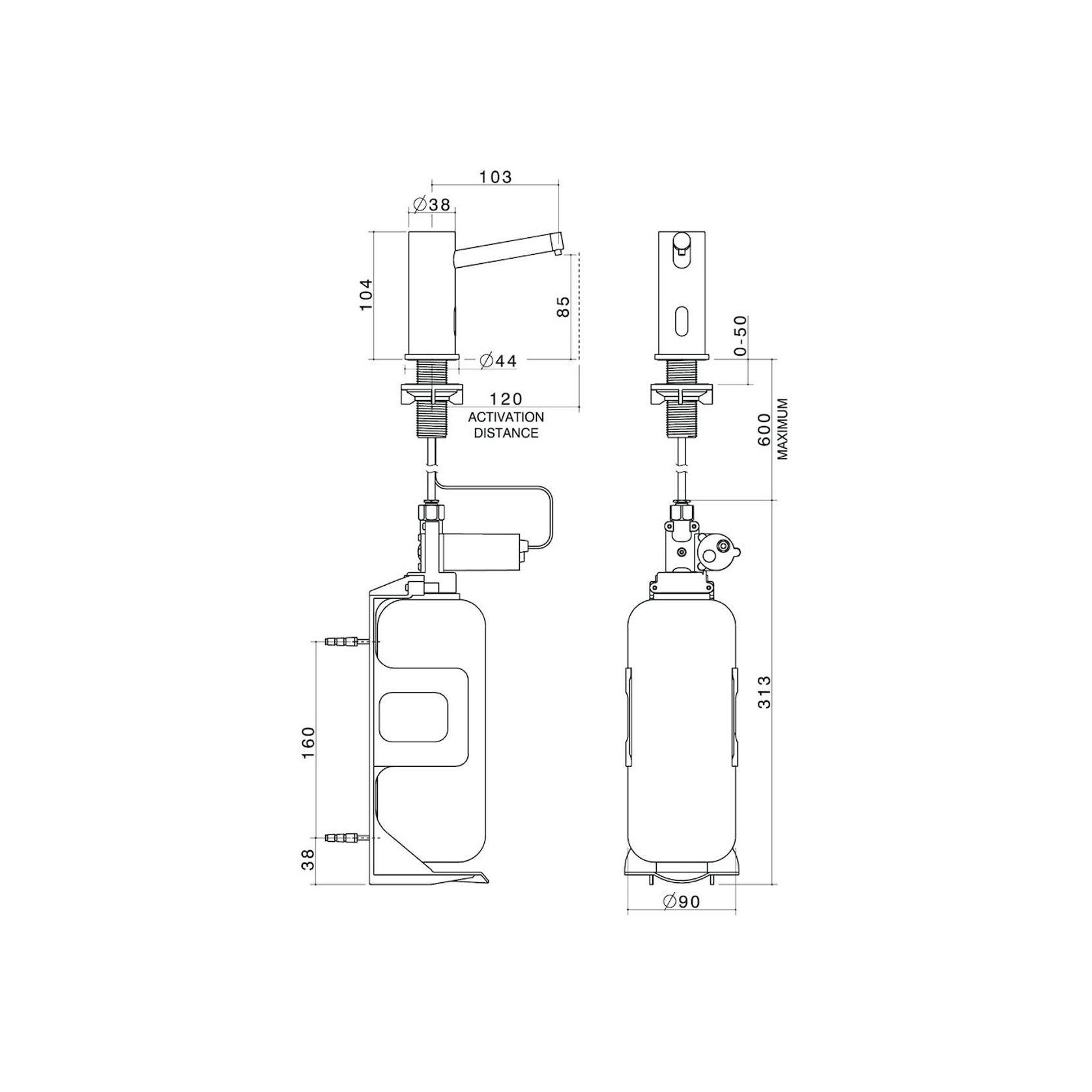 G-Series Electronic Hands Free Soap Dispenser gallery detail image