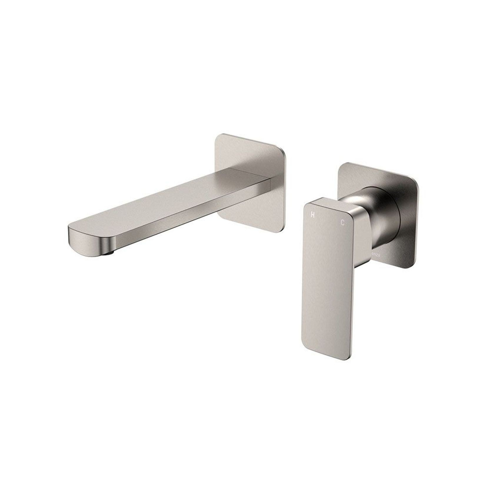 Tono Basin/Bath Wall Mixer Set, Square Plates gallery detail image