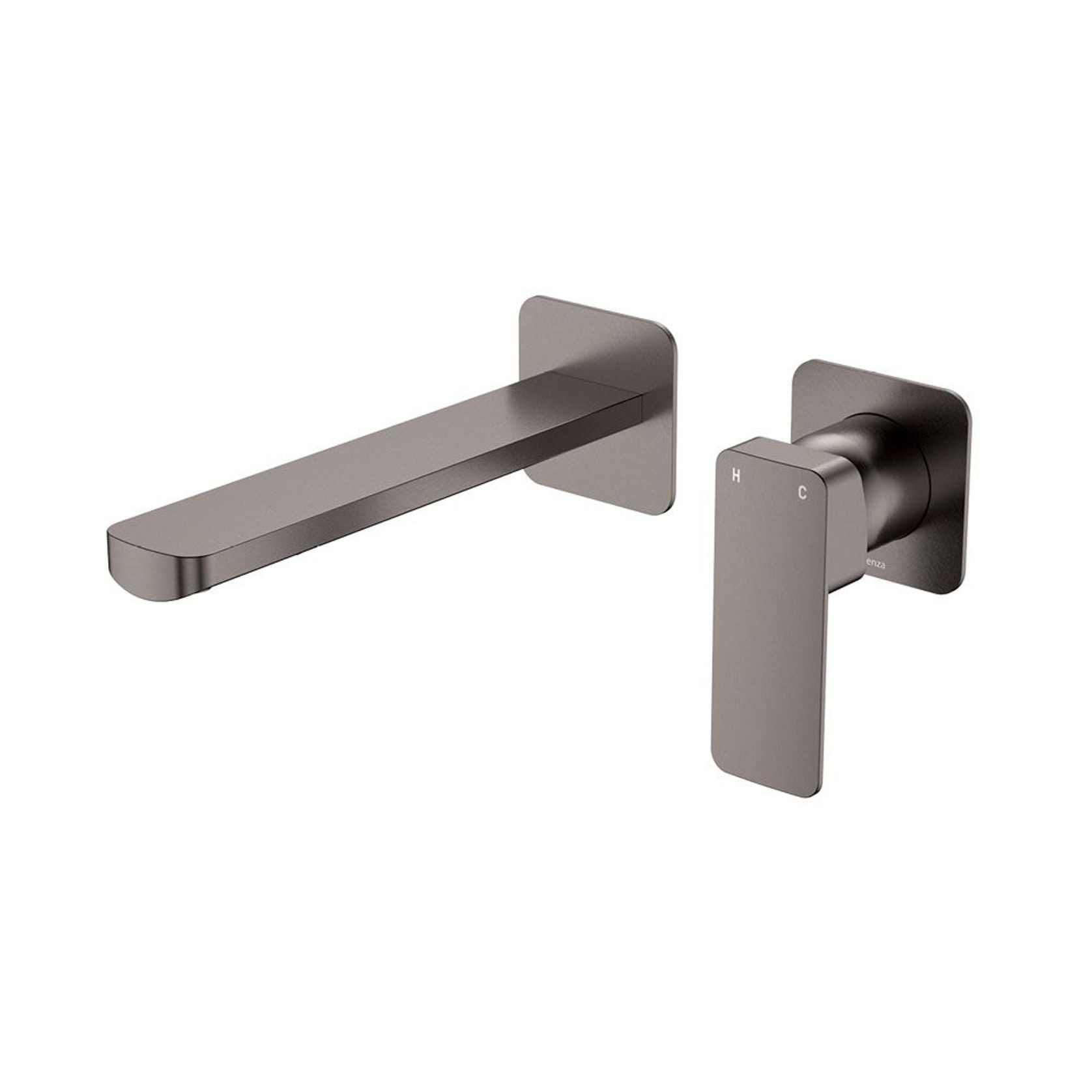 Tono Basin/Bath Wall Mixer Set, Square Plates gallery detail image