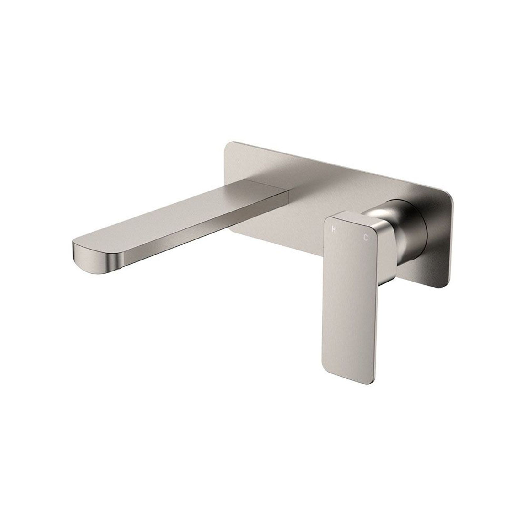 Tono Basin/Bath Wall Mixer Set, Rectangular Plate gallery detail image