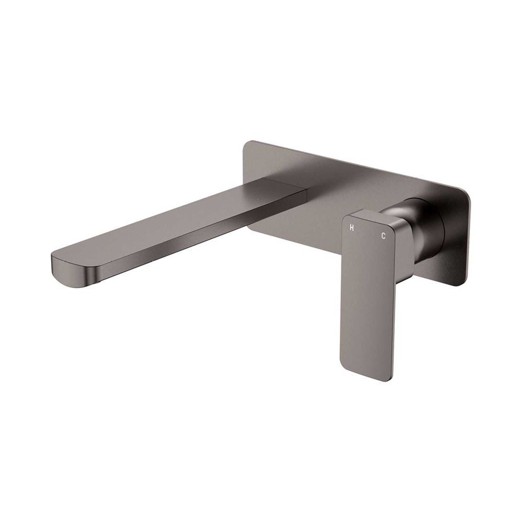Tono Basin/Bath Wall Mixer Set, Rectangular Plate gallery detail image