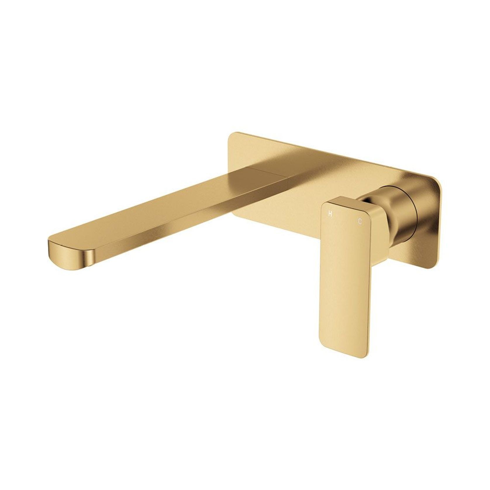 Tono Basin/Bath Wall Mixer Set, Rectangular Plate gallery detail image